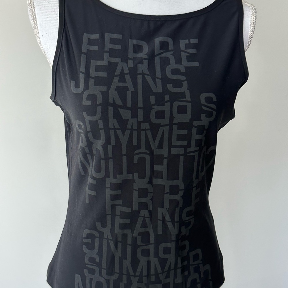 Ferre jeans women sleeveless top with logo